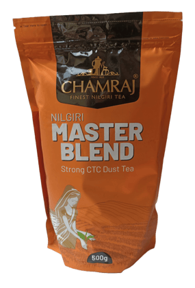 CHAMRAJ Nilgiri Master Blend | Strong CTC Dust Tea 500 g | Pack of 1 | Total 500 g | Chamraj Finest Nilgiri Tea