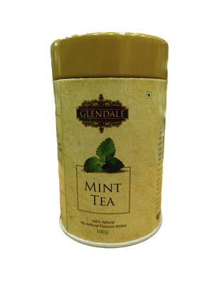 GLENDALE Mint Tea | 100 g | Pack of 1 | Total 100 g | High Grown Nilgiri Tea | 100 % Natural | No Artificial Flavours Added