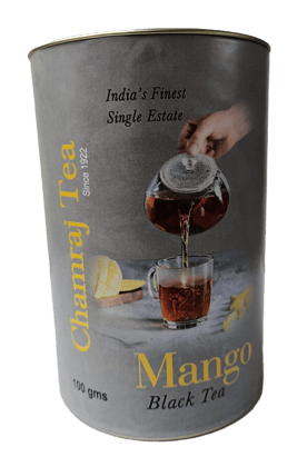 CHAMRAJ Mango Black Tea 100 g | Pack of 1 | Total 100 g | India's Finest Single Estate Nilgiri Tea