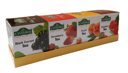 CHAMRAJ Fruit Pack | 10 Dip Tea Bags in Each Flavour | Total 40 Dip Tea Bags | Finest Nilgiri Tea