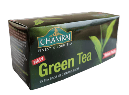 CHAMRAJ Green Tea | 25 Dip Bags of 2 grams each | Pack of 1 | Total 50 g | Finest Nilgiri Tea