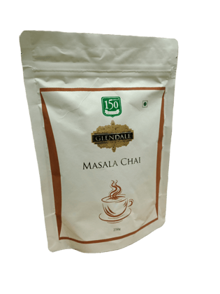 GLENDALE Masala Chai | 250 g | Pack of 1 | Total 250 g | High Grown Nilgiri Tea | 150 Years of Heritage