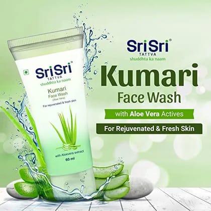 Kumari Face Wash - For Rejuvenated & Fresh Skin, 60ml