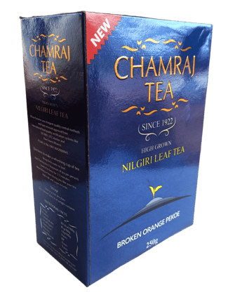 CHAMRAJ Nilgiri Leaf Tea 250 g | Pack of 1 | Total 250 g | High Grown Nilgiri Leaf Tea BOP