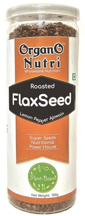 OrganoNutri Roasted Flaxseed (with Masala) | 3 Cans: 450g (150g each can)