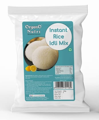 Organo Nutri Instant Rice Idli Mix, 400g
