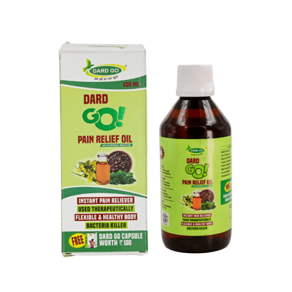 DARDGO Pain Relief Oil Mixture of Ayurvedic Herbs for Men and Women, 200 ml Pack of 1