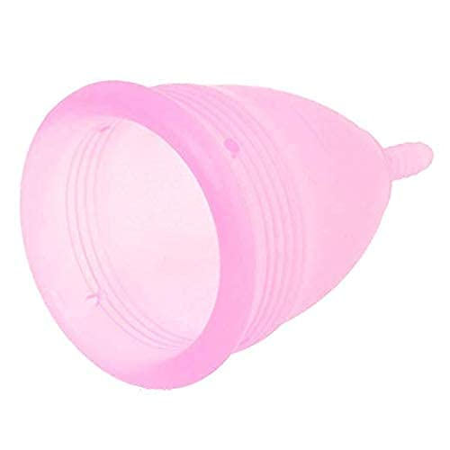 Shree Enterprise Reusable Menstrual Cup for Women - Medium Size with Pouch, Ultra Soft, Odour and Rash Free, No Leakage, Protection for Up to 8-10 Hours(Medium)