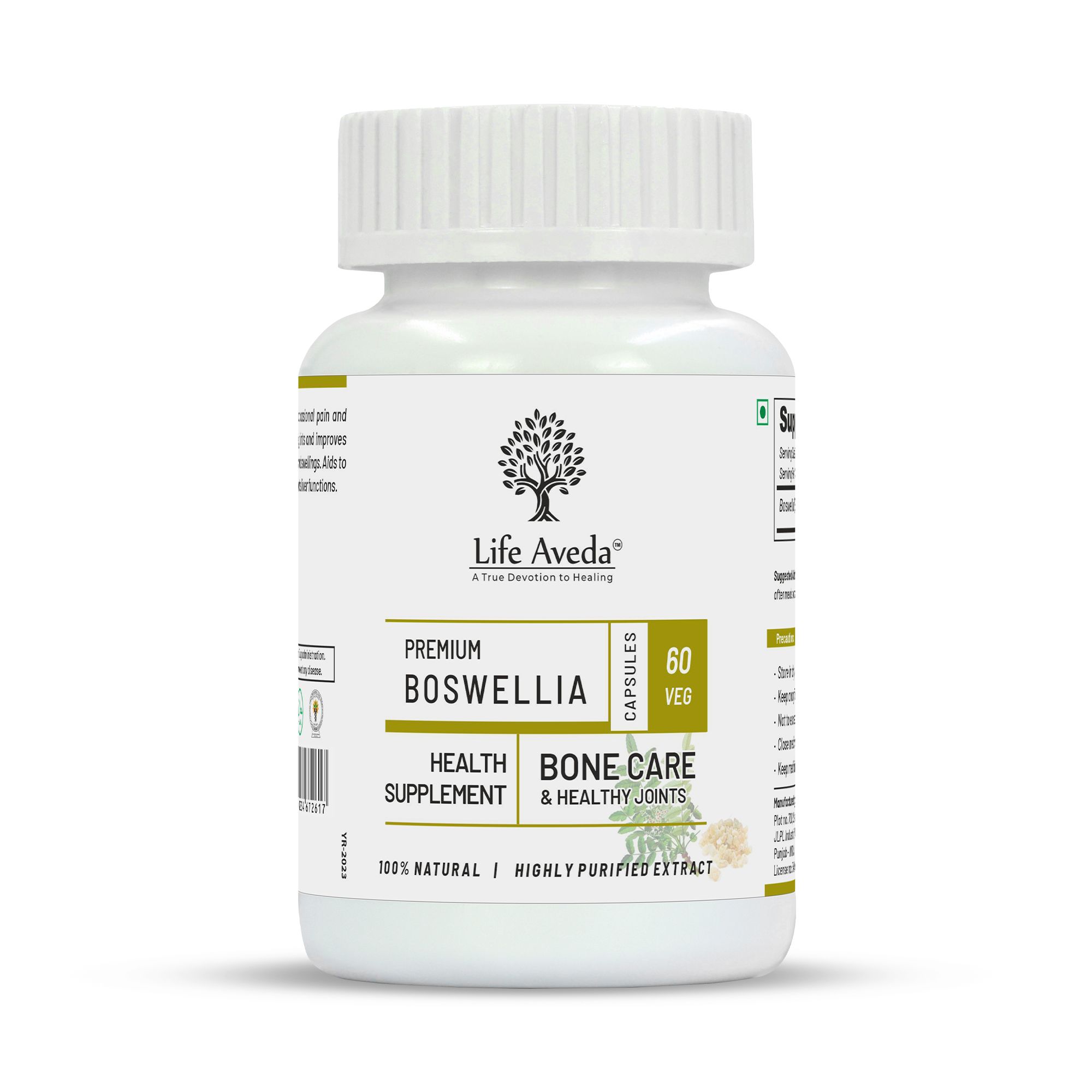 Life Aveda Premium Boswellia - 60 Capsules
