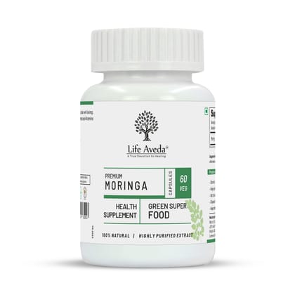 Life Aveda Premium Moringa - 60 Capsules