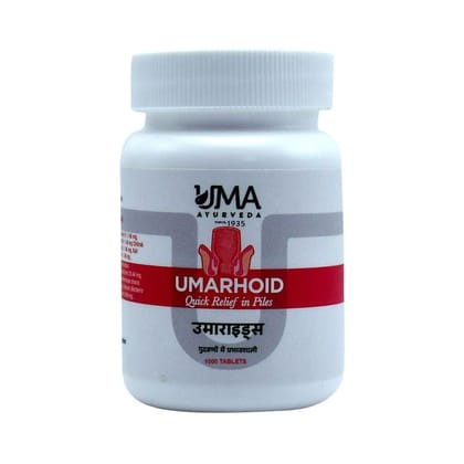 Uma Ayurveda Umarhoid 1000 Tab Useful in Piles Digestive Health