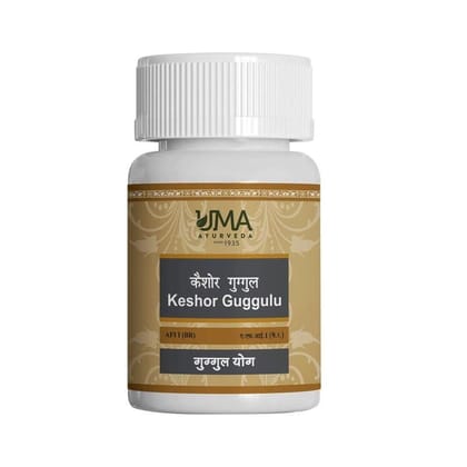 Uma Ayurveda Keshor Guggul 80 Tab Useful in Cuts, Wounds and Burn Injury Digestive Health