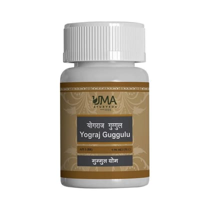 Uma Ayurveda Yograj Guggul 40 Tab Useful in Bone, Joint and Muscle Care Pain Relief