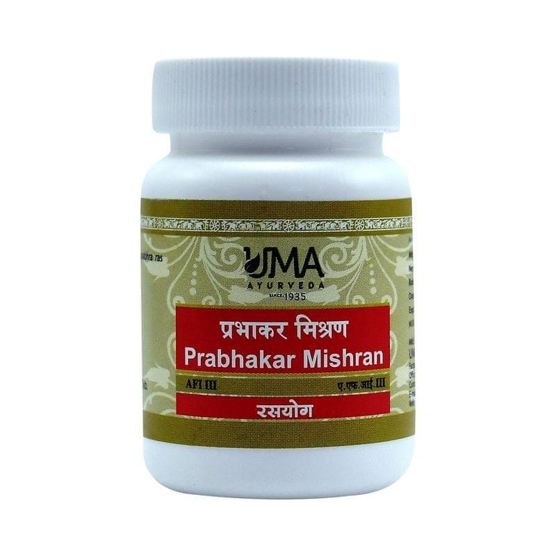Uma Ayurveda Prabhakar Mishran 40 Tab Useful in Cardiac Care
