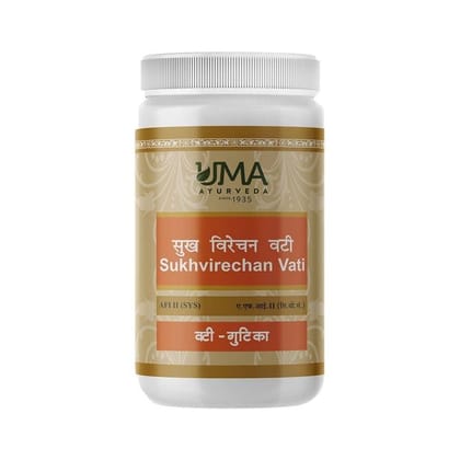 Uma Ayurveda Sukhvirechan Vati 1000 Tab Useful in Digestive Health Constipation