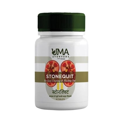 Uma Ayurveda Stonequit 60 Tab Useful in Pain Relief Renal Health