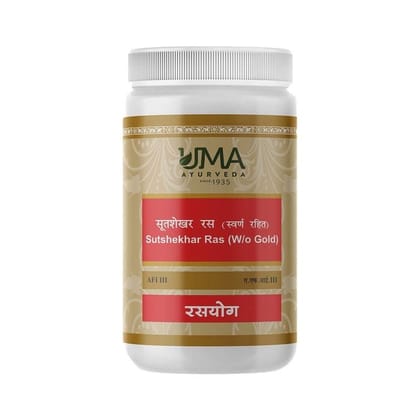 Uma Ayurveda Sutshekhar Ras (W/o Gold) 1000 Tab Useful in Digestive Health Antacid, Vomiting