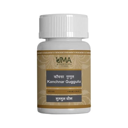 Uma Ayurveda Kanchnar Guggul 80 Tab Useful in Thyroid Care Skin Care