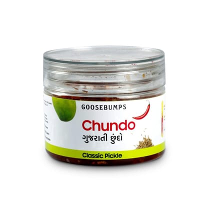 Gujarati Chunda Pickle (Mango Sweet Chilli Pickle)