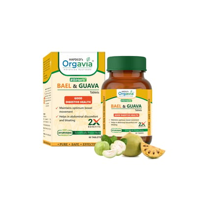 Orgavia Bael & Guava Tablets (60 Tabs)