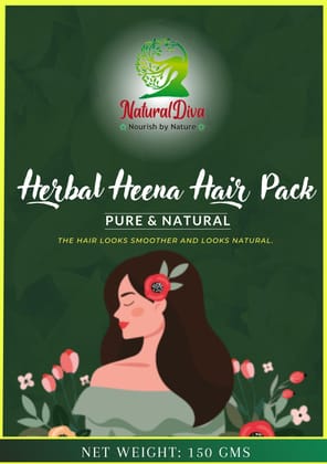 Natural Diva herbal heena hair pack