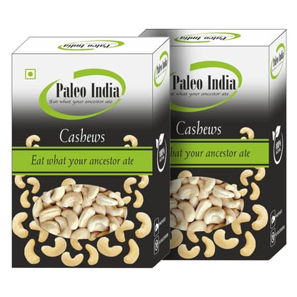 Paleo India 1kg Jumbo Size Natural Premium Cashews| Kaju
