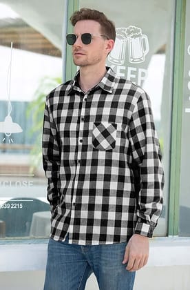 Men Regular Fit Checkered Casual Shirt