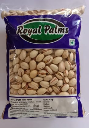 Royal Palms Pistachio Roasted Super  Dry Fruit | Tasty & Healthy | High in Protein & Dietary Fiber | Low Calorie Nuts
