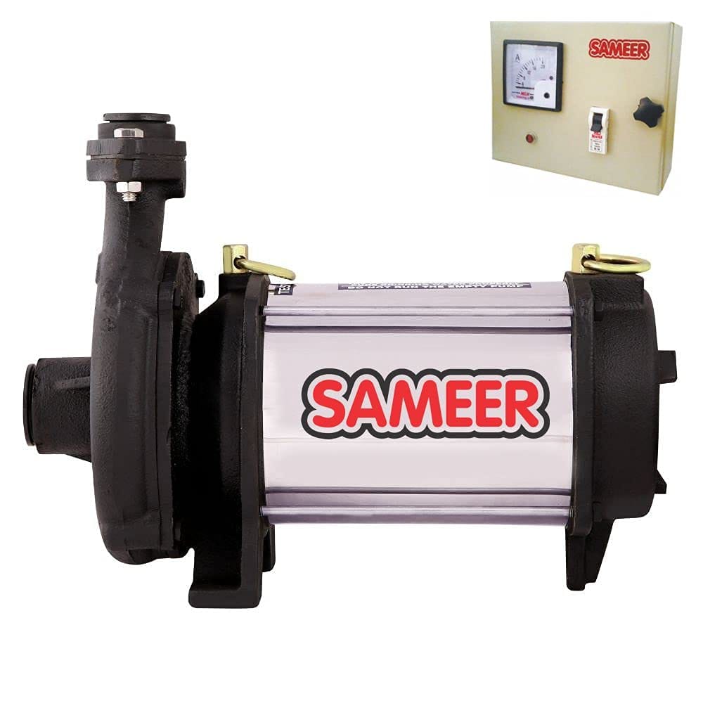 Sameer I-Flo Openwell Pump 1 Hp with Control Panel, 100% Copper motor