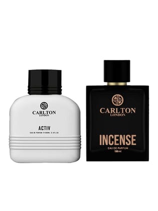 Carlton London Combo Men Activ and Incense Perfume - 100ml Each