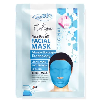 Purobio Collagen Glucoalgae Peel Off Facial Mask Kit