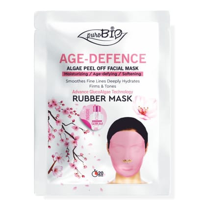 Purobio Age-Defence Glucoalgae Peel Off Facial Mask Kit