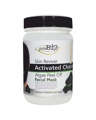 Purobio Activated Charcoal Algae Peel Off Face Mask - 500g
