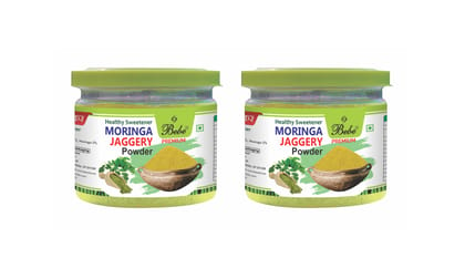 BEBE Premium Moringa Jaggery/Gur Powder 400g (200g X 2 Pcs)
