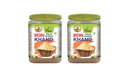 BEBE Premium Brown Khand/Organic khand 800g (400g X 2 Pcs)
