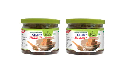 BEBE Premium Celery/Ajwain Jaggery/Gur 400g (200g X 2 Pcs)