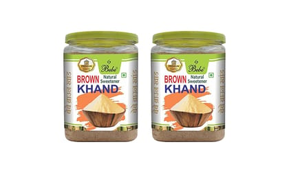 BEBE Premium Brown Khand/Organic khand 800g (Pack of 2)