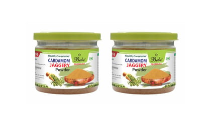 Bebe Cardamom Jaggery Powder Best Fresh & Natural Healthy Whole Organic 400g (Pack of 2 Pcs)