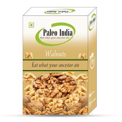 Paleo India 300gm Inshell Walnuts| Kagzi Akhrot| Saboot Akhrot|Akhrot with shell| Paper Shell Walnuts