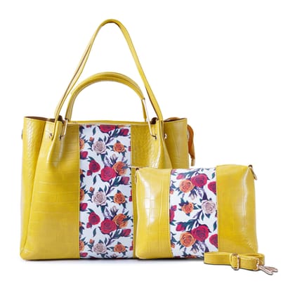 Risen style Leatherette Handbags For Women's Ladies Combo Of 2