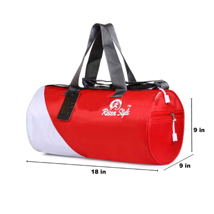 Red and White Gym Bag