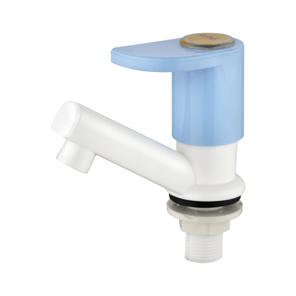 Indigo Curve Pillar Tap PTMT Faucet - by Ruhe®