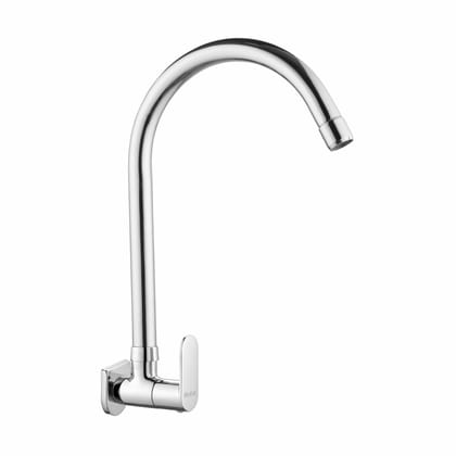 Demure Brass Sink Tap with Large (20 inches) Round Swivel Spout - by Ruhe®