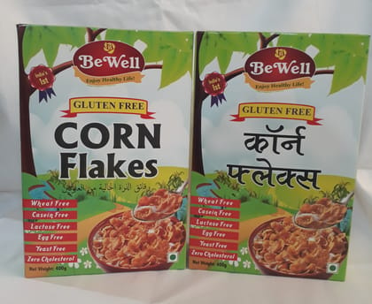 Bewell Gluten Free Corn Flakes 2x400g