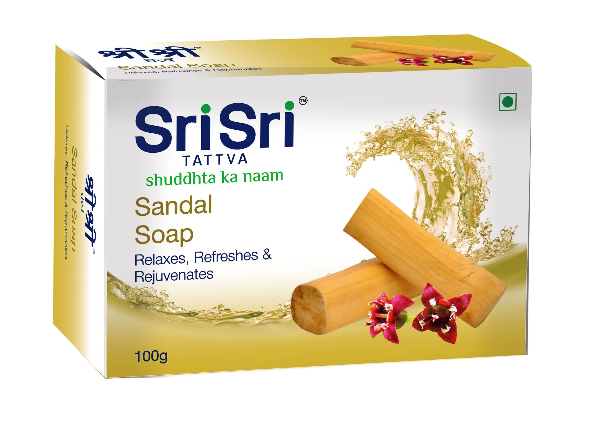 Sandal Soap - Relaxes, Refreshes & Rejuvenates, 100g