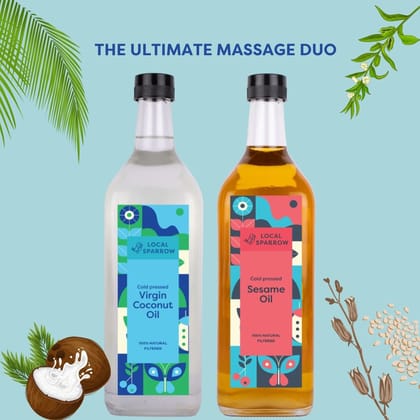 Local Sparrow Ultimate Massage Oil Duo