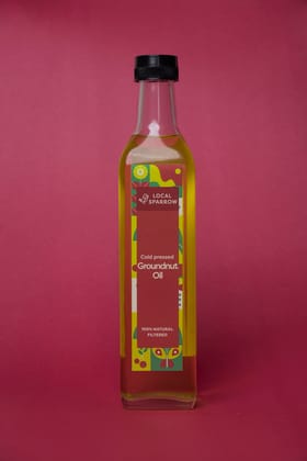 Local Sparrow Cold Pressed Groundnut Oil