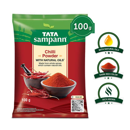 Tata Sampann Chilli Powder Masala, 100g