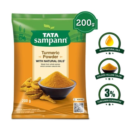 Tata Sampann Turmeric Powder With Natural Oils, 200g