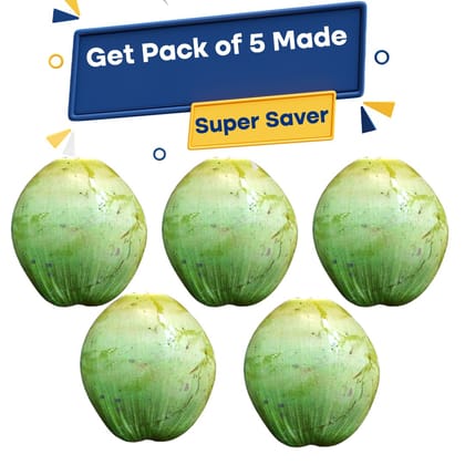 Super Saver ( Get pack of 5 Coconuts )